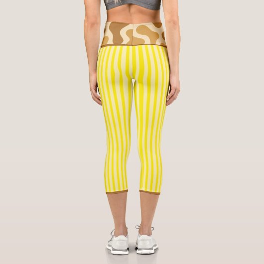 "LEMONADE SAFARI" - HIGH-WAISTED CAPRI PANTS (Rückseite)