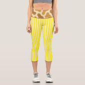 "LEMONADE SAFARI" - HIGH-WAISTED CAPRI PANTS (Vorderseite)