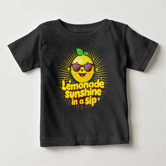Lemonade Sonnenschein in einem Sip Baby Lemon T-Sh Baby T-shirt (Vorderseite)