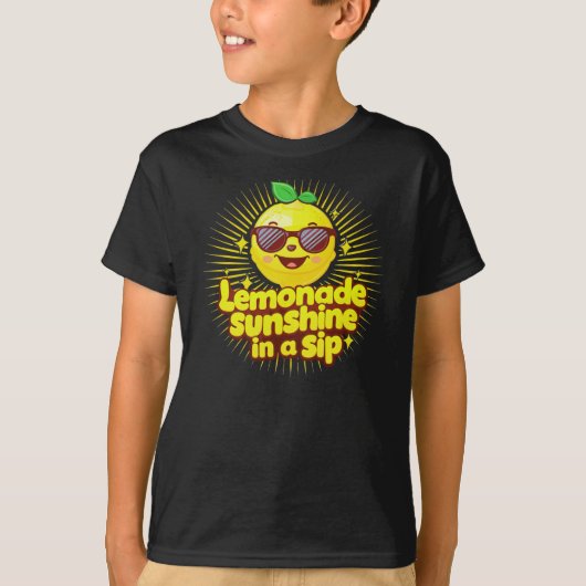 Lemonade Sonnenschein in einem Sip Baby Lemon T-Sh T-Shirt (Vorderseite)