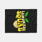 Lemonade Squad Funny für Stand Boss Lemon Juice Su Fleecedecke (Vorderseite (Horizontal))