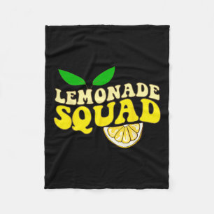 Lemonade Squad Funny für Stand Boss Lemon Juice Su Fleecedecke