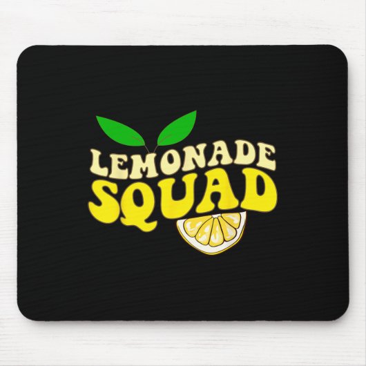 Lemonade Squad Funny für Stand Boss Lemon Juice Su Mousepad (Vorne)