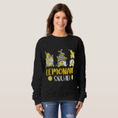 Lemonade Squad Summer Funny Gnomes Lemon Fruit Lov Sweatshirt (Vorne ganz)