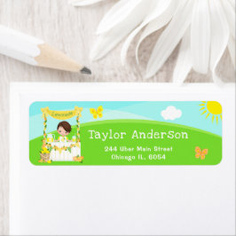 Lemonade Stand Birthday Brown Hair Boy