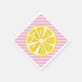 Lemonade Stand Birthday Paper Napkin Serviette (Ecke)