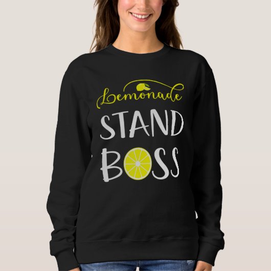 Lemonade Stand Boss Ceo Lemon Crew Fun Entrepreneu Sweatshirt (Vorderseite)