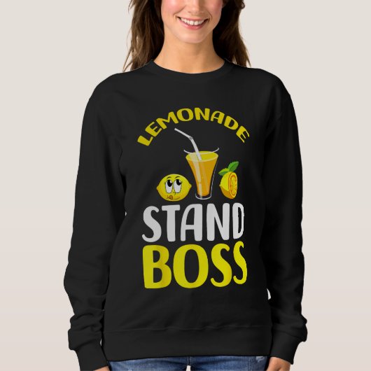 Lemonade Stand Boss Funny lemonade summer Sweatshirt (Vorderseite)