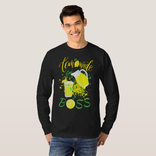 Lemonade Stand Boss Joke Lemon Crush Juice 1 T-Shirt (Vorne ganz)
