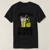 Lemonade Stand Boss Lemon Juice Funny Entrepreneur T-Shirt (Design vorne)