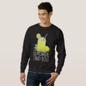 Lemonade Stand Boss Lemon Juice Sweatshirt (Vorne ganz)