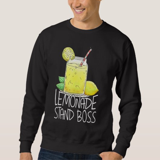 Lemonade Stand Boss Lemon Juice Sweatshirt (Vorderseite)