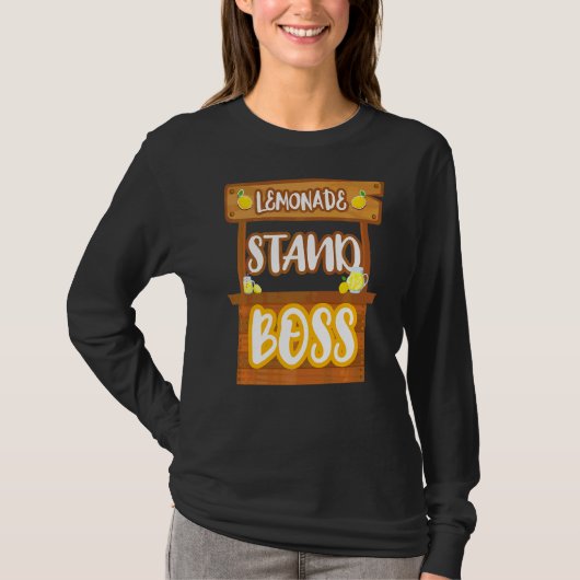 Lemonade Stand Boss Lemon Juice T-Shirt (Vorderseite)