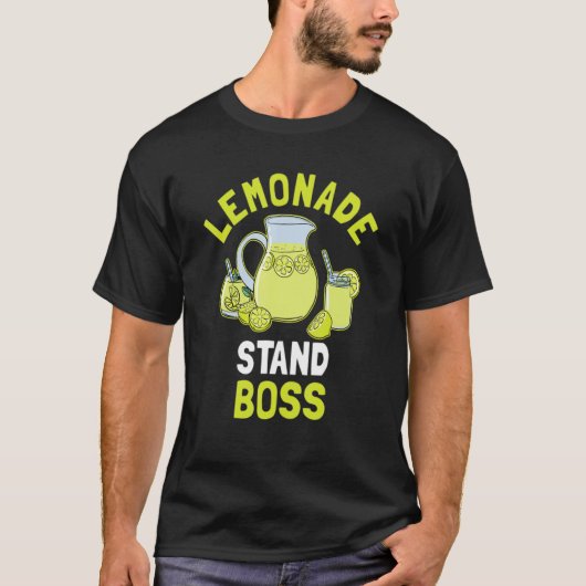 Lemonade Stand Boss Lemon Juice T-Shirt (Vorderseite)