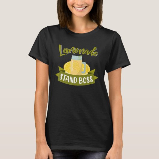 Lemonade Stand Boss Lemon Juice T-Shirt (Vorderseite)