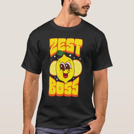 Lemonade Stand Boss Lemon Juice Zest Boss T-Shirt (Vorderseite)