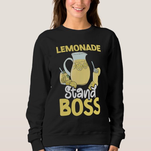 Lemonade Stand Boss Lemonade Juice Lemonade Crew Sweatshirt (Vorderseite)