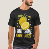 Lemonade Stand Business Boss Sell Lemon Juice Crew T-Shirt (Vorderseite)