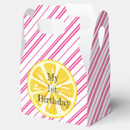 Lemonade Stand Geburtstagsparty Geschenkschachtel (Geöffnet)