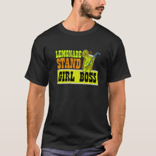 Lemonade Stand Girl Boss Lemon Juice Business T-Shirt