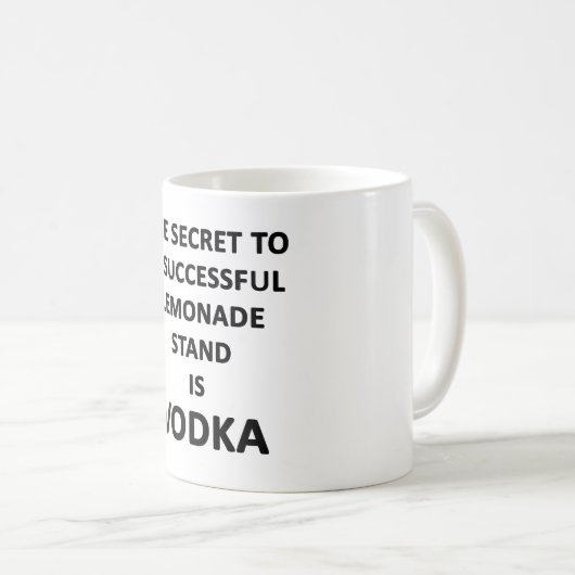 Lemonade Stand Kaffeetasse (VorderseiteRechts)