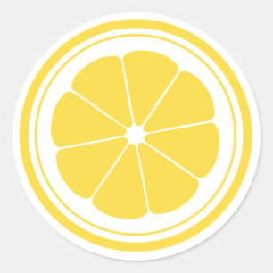 Lemonade Stand Lemon Stickers