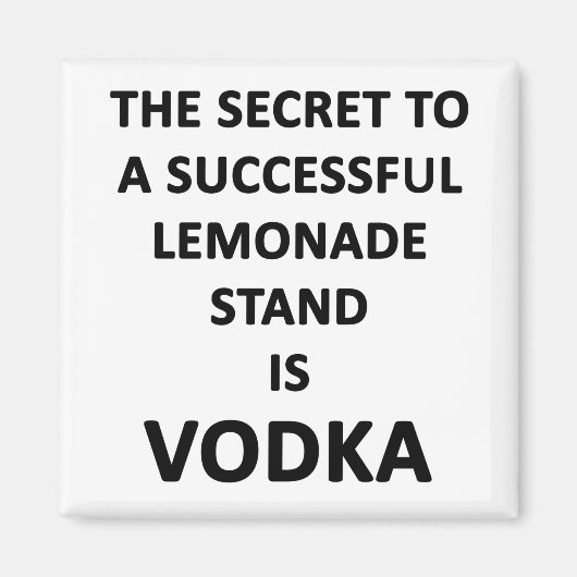 Lemonade Stand Magnet (Vorne)