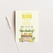 Lemonade Stand Main Squeeze Birthday Einladung