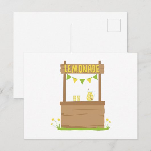 Lemonade Stand Postkarte (Vorne/Hinten)