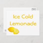Lemonade Stand Postkarte (Vorne/Hinten)