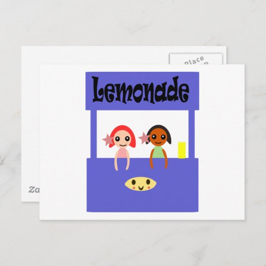 Lemonade Stand Postkarte (Vorne/Hinten)