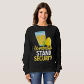 Lemonade Stand Security Ice Lemon Juice Lemonade C Sweatshirt (Vorne ganz)