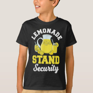 Lemonade Stand Security Lemon Juice Citrus Sommer T-Shirt