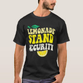 Lemonade Stand Security Lemon Juice Summer Drink T-Shirt (Vorderseite)