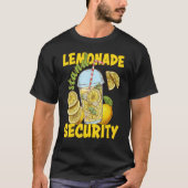 Lemonade Stand Security Lemon Juice Summer Refresh T-Shirt (Vorderseite)