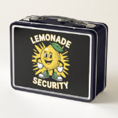 Lemonade Stand Security Metall Brotdose (Rückseite)