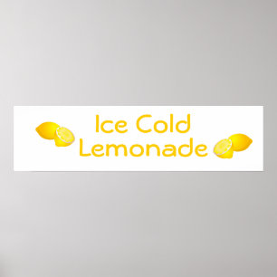 Lemonade Stand Sign Poster