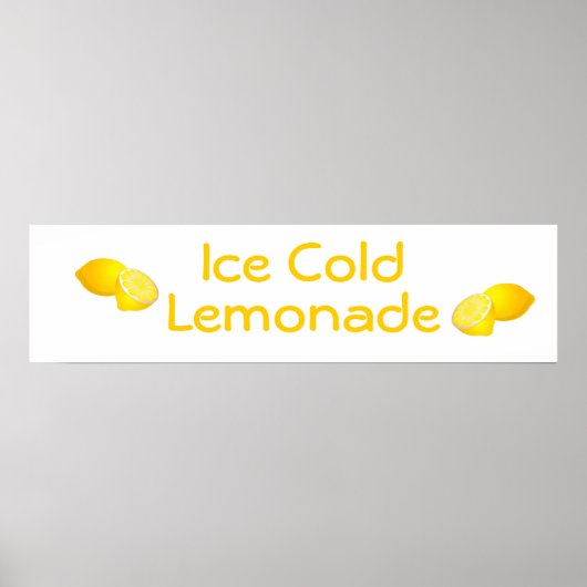 Lemonade Stand Sign Poster (Vorne)