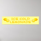 Lemonade Stand Sign Poster (Vorne)
