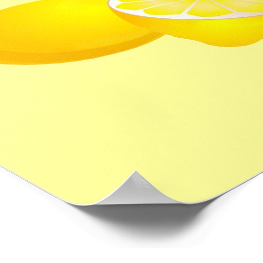 Lemonade Stand Sign Poster (Ecke)