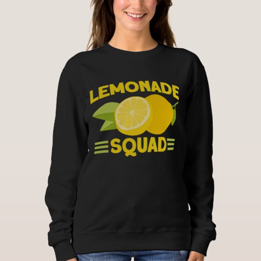 Lemonade Stand Squad Lemon Juice Business Lemon Ci Sweatshirt (Vorderseite)