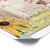 Lemonade Stand Tiger Print Poster (Ecke)