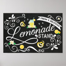 Lemonade Stand Wall Art - Veranstaltungszeichen