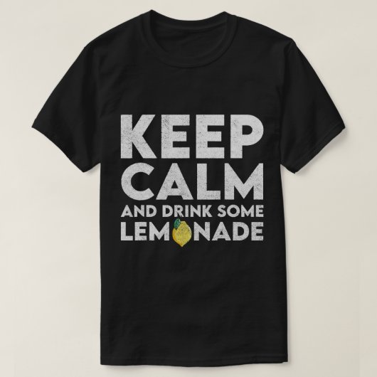Lemonade Summer Lemon Drink behalten T-Shirt (Design vorne)