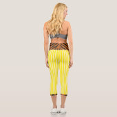 "LEMONADE TIGRESS" - HIGH-WAISTED CAPRI PANTS (Rückseite)