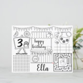 Lemonade-Tischsets, rosafarbene Limonade (Stehend Vorderseite)