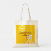 LEMONADE TOTE BAG TRAGETASCHE (Rückseite)