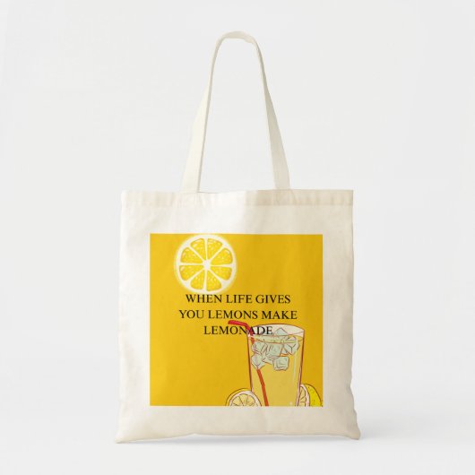 LEMONADE TOTE BAG TRAGETASCHE (Vorne)