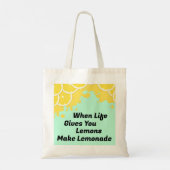 Lemonade Tote Bag Tragetasche (Rückseite)