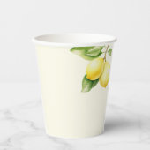Lemonade und Spaß, Papier-Cup Pappbecher (Vorderseite)